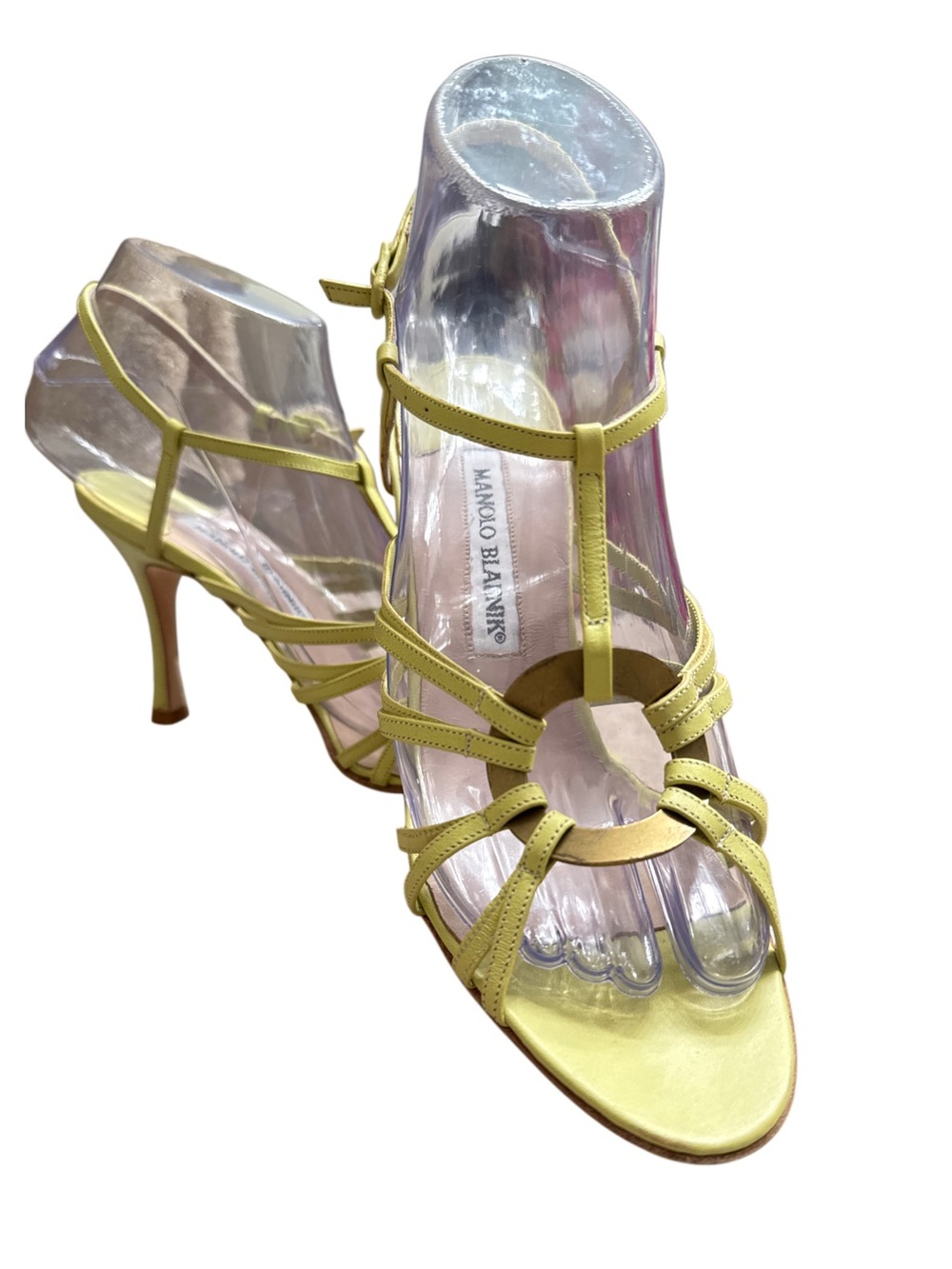 MANOLO BLAHNIK VINTAGE ARCHIVAL SANDALS Y2K